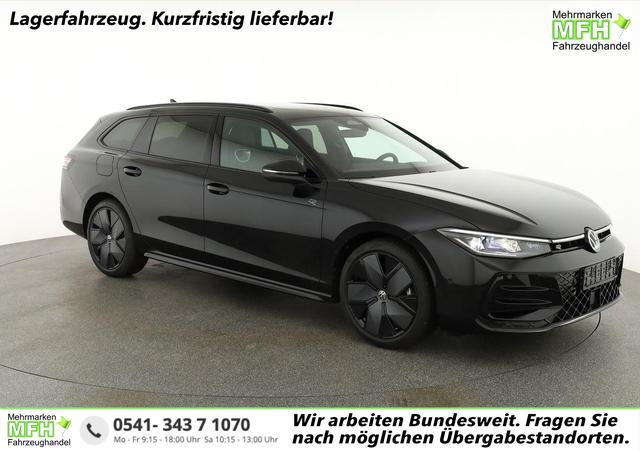 Volkswagen Passat Variant - 2.0 TSI 150 kW R-Line DSG Black, Pano, AHK, Navi, IQ.Light, Side, Kamera, el. Klappe, 19-Zoll, 5 J.-Garantie