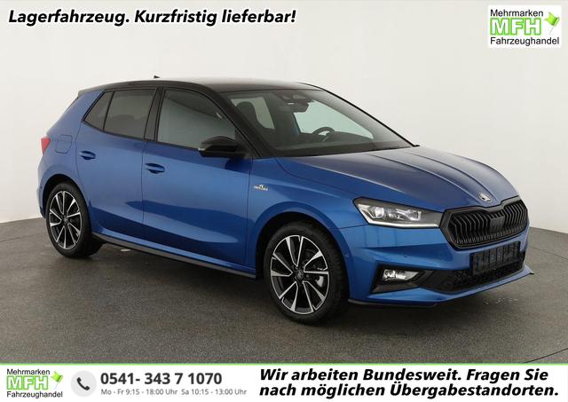 Skoda Fabia - Monte Carlo 1.5 TSI DSG Carlo, Ladeboden, LED, Kamera, App-Connect, 17-Zoll
