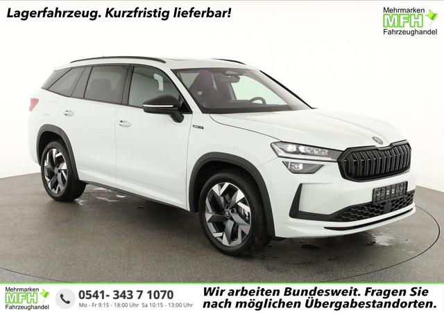 Skoda Kodiaq - 2.0 TSI 150 kW 4x4 Sportline DSG Sportline, Pano, AHK, Navi, Matrix, Canton, Side, FS-beheizbar, el. Klappe, Kamera, 19-Zoll, 5 J.-Garantie