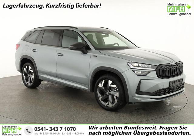 Skoda Kodiaq - 2.0 TDI 142 kW 4x4 Sportline DSG Sportline, AHK, Navi, Matrix, Canton, Side, FS-beheizbar, el-Klappe, Kamera, 19-Zoll, 5 J.-Garantie
