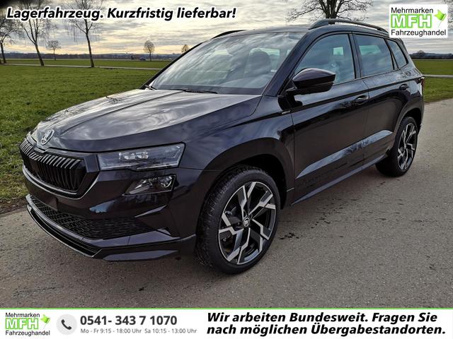 Skoda Karoq - Sportline 2.0TDI DSG 4x4 AHK Matrix Leder 19 Zoll
