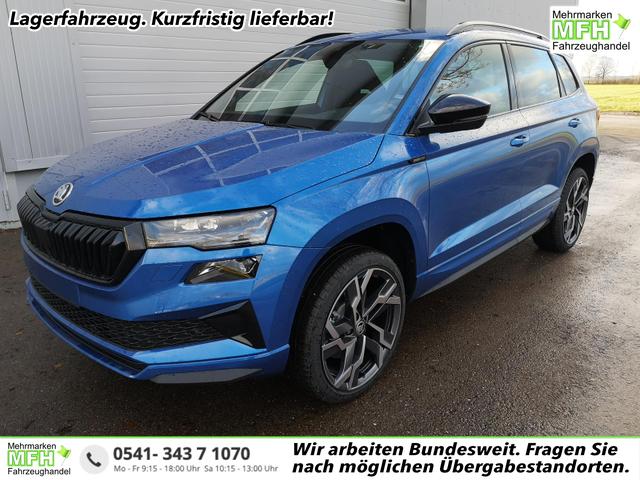 Skoda Karoq - Sportline 2.0TDI DSG 4x4 AHK Matrix Leder 19 Zoll