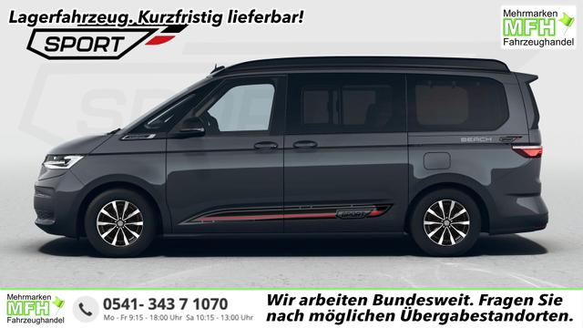 Volkswagen T7 California - Beach Camper 2.0TDI DSG Sport Edition 8 Fach GV5 High+