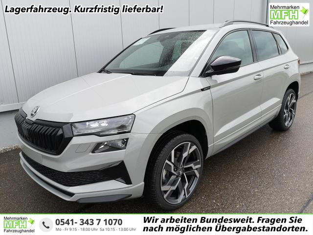 Skoda Karoq - Sportline 2.0TDI DSG 4x4 AHK Matrix Leder 19 Zoll