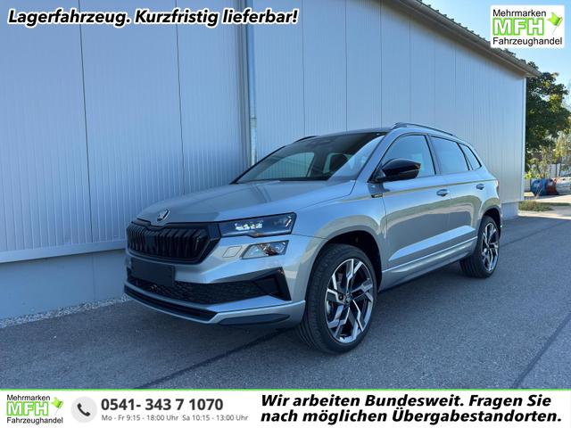 Skoda Karoq - Sportline 2.0TDI DSG 4x4 AHK Matrix Leder 19 Zoll