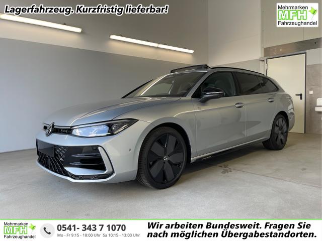 Volkswagen Passat Variant - R-Line 265PS 4M Stdhz+Leder+AHK+DCC+Pano+Harman+Alu19+IQ.Drive+Black+HUD