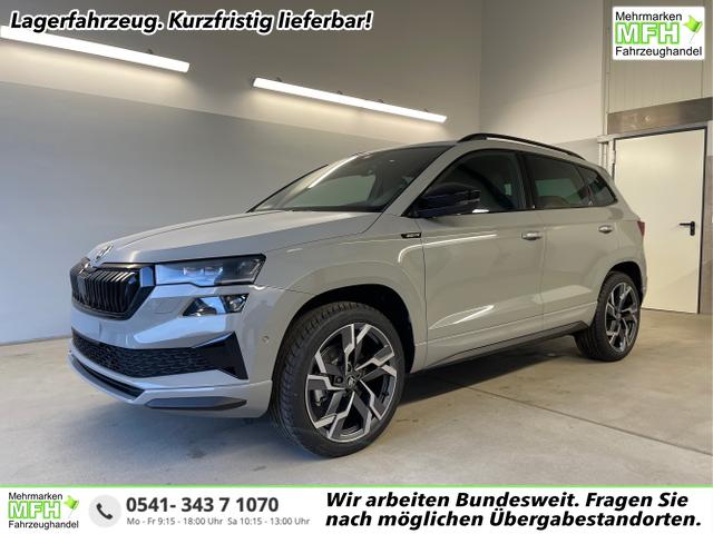 Skoda Karoq - Sportline TSI 4x4 360&deg;+19 Zoll+Navi+AHK+360&deg;+ACC+Frontscheibe beheizbar+Travel Assist