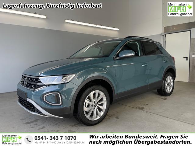Volkswagen / T-Roc / Blau / / / 150PS AHK+Keyless+Kamera+ACC+Sitzheiz+Climatronic+Alu17