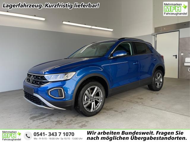 Volkswagen / T-Roc / Blau / / / 150PS AHK+Keyless+Kamera+ACC+Sitzheiz+Climatronic+Alu17