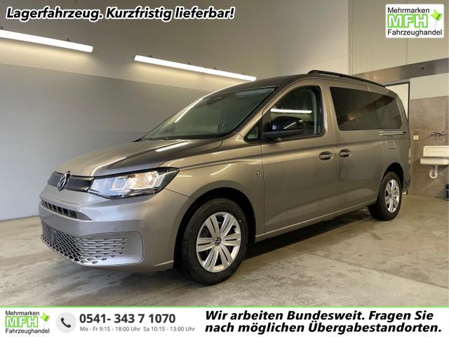 Volkswagen / Caddy / Beige / / / 115PS DSG AHK+7 Sitze+Kamera+App-Connect+Winterpaket+ACC+SideAssist