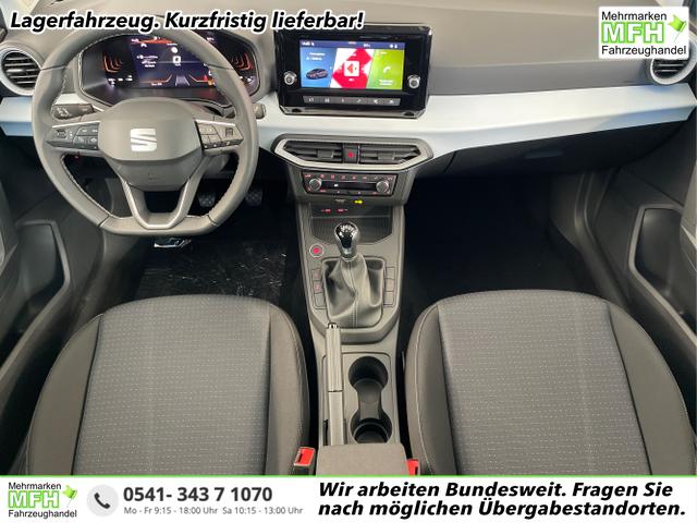 Seat Ibiza - Style 80PS Kessy+Kamera+Climatronic+Alu+PDCvohi+Sitzheiz+App-Connect+DAB