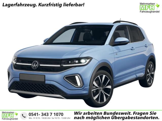 Volkswagen T-Cross - R-Line 115PS DSG AHK+IQ.Light+Keyless+Alu18+Kamera+Climatronic+Sitzheizung