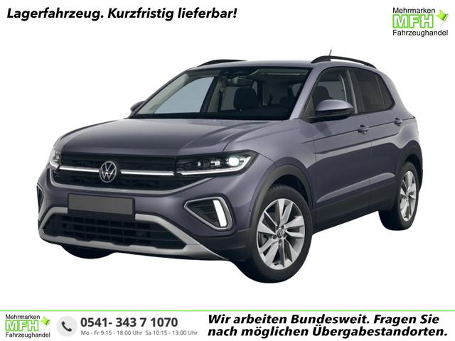 Volkswagen T-Cross - LIFE 115PS DSG AHK+IQ.Light+ACC+Parklenk+Kamera+Sitzheizung+Alu17+Keyless