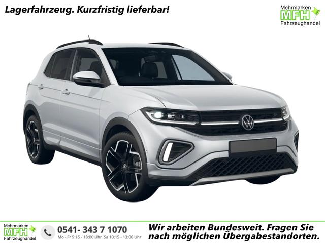 Volkswagen T-Cross R-Line 115PS DSG AHK+IQ.Light+Kessy+Kamera+Parklenkassistent+Sitzheizung 