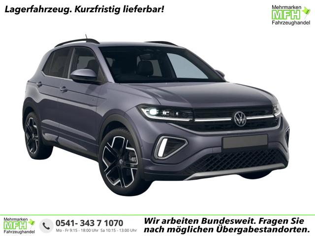 Volkswagen T-Cross R-Line 115PS DSG AHK+IQ.Light+Kessy+Kamera+Parklenkassistent+Sitzheizung 