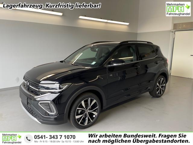 Volkswagen T-Cross - R-Line 115PS DSG AHK+IQ.Light+Keyless+Alu18+Kamera+Climatronic+Sitzheizung