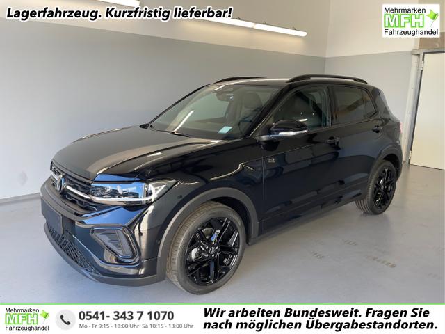 Volkswagen T-Cross - R-Line 115PS DSG Navi+IQ.Light+AHK+Black+Cam+Keyless+Side+Climatronic+Parklenk