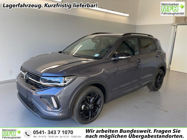 Volkswagen T-Cross - R-Line 115PS DSG Navi+IQ.Light+AHK+Black+Cam+Keyless+Side+Climatronic+Parklenk