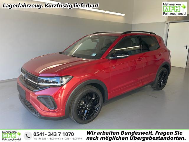Volkswagen T-Cross - R-Line 115PS DSG Navi+IQ.Light+AHK+Black+Cam+Keyless+Side+Climatronic+Parklenk