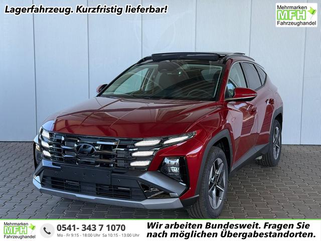 Hyundai TUCSON - E-Motion 1.6 T-GDI 2WD / Panoramadach Sitz + Lenkradheizung LED Navi PDC V&H Kamera Alu 18"