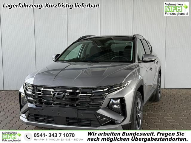Hyundai TUCSON - E-Motion 1.6 T-GDI 2WD 48V DCT / Panoramadach ACC Sitz + Lenkradheizung LED Navi PDC V&H Kamera Alu 18"