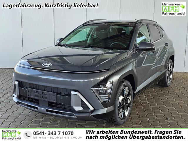 Hyundai KONA - Premium 1.6 GDI 2WD HEV DCT / Pano - Schiebedach LED Sitz + Lenkradheizung ACC Alu 18"