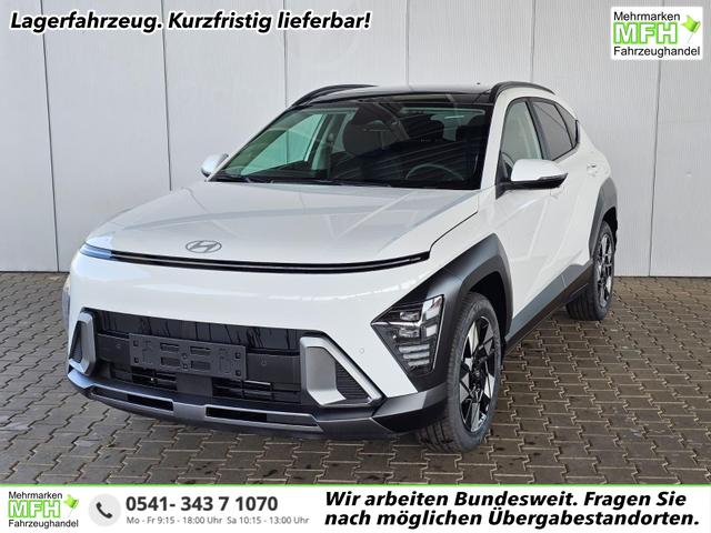 Hyundai KONA - Premium 1.6 GDI 2WD HEV DCT / Pano - Schiebedach LED Sitz + Lenkradheizung ACC Alu 18"