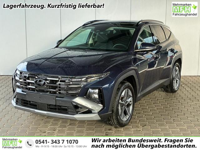 Hyundai TUCSON - E-Motion 1.6 T-GDI 2WD 48V DCT / Panoramadach ACC Sitz + Lenkradheizung LED Navi PDC V&H Kamera Alu 18"