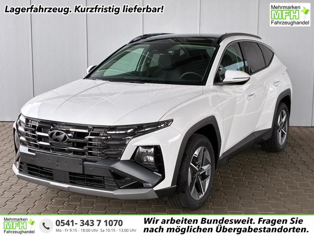 Hyundai TUCSON - E-Motion 1.6 T-GDI 2WD 48V DCT / Panoramadach ACC Sitz + Lenkradheizung LED Navi PDC V&H Kamera Alu 18"