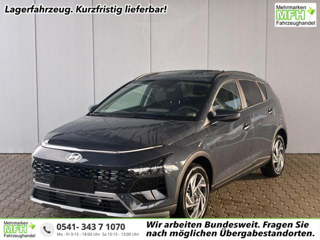 Hyundai BAYON - Premium Sky 1.0 T-GDI 100 PS 48V 7DCT / Keyless ACC Soundsystem BOSE Sitz + Lenkradheizung LED Navi PDC V&H Kamera Totwinkel Alu 16"