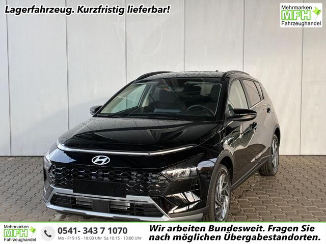Hyundai BAYON - Premium 1.0 T-GDI 100 PS 48V 7DCT / Keyless ACC Soundsystem BOSE Sitz + Lenkradheizung LED Navi PDC V&H Kamera Totwinkel Alu 16"