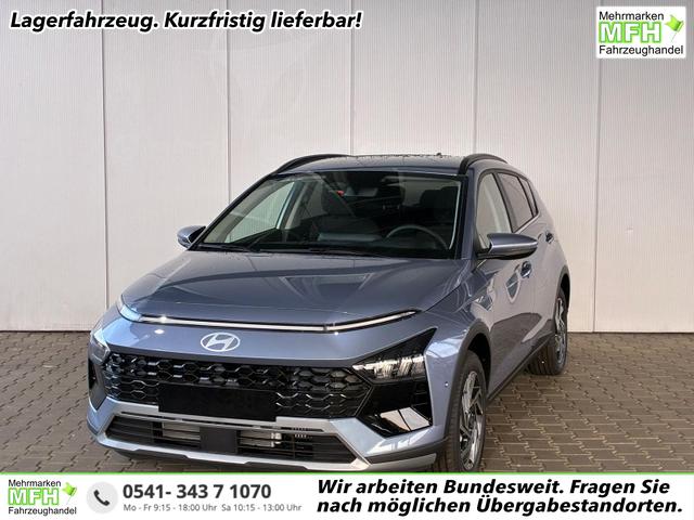 Hyundai BAYON - Premium 1.0 T-GDI 100 PS 48V 7DCT / Keyless ACC Soundsystem BOSE Sitz + Lenkradheizung LED Navi PDC V&H Kamera Totwinkel Alu 16"