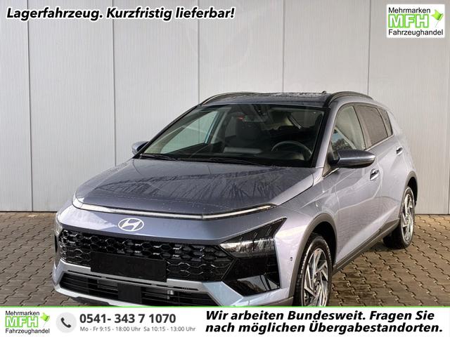 Hyundai BAYON - Premium Sky 1.0 T-GDI 100 PS 48V 7DCT / Keyless ACC Soundsystem BOSE Sitz + Lenkradheizung LED Navi PDC V&H Kamera Totwinkel Alu 16"