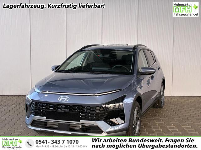Hyundai BAYON - Premium 1.0 T-GDI 100 PS 48V 7DCT / Keyless ACC Soundsystem BOSE Sitz + Lenkradheizung LED Navi PDC V&H Kamera Totwinkel Alu 16"