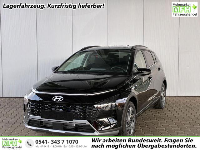 Hyundai BAYON - Premium Sky 1.0 T-GDI 100 PS 48V 7DCT / Keyless ACC Soundsystem BOSE Sitz + Lenkradheizung LED Navi PDC V&H Kamera Totwinkel Alu 16"