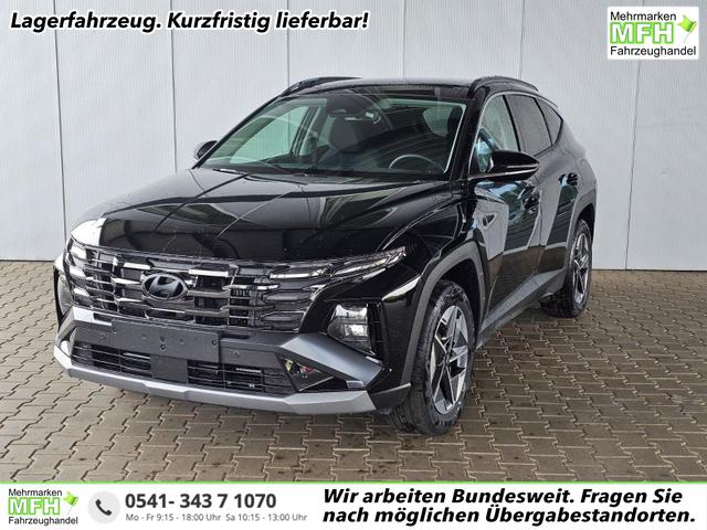 Hyundai TUCSON - E-Motion 1.6 T-GDi 2WD HEV / Panoramadach ACC LED Sitz + Lenkradheizung Navi PDC V&H Kamera Alu 18"