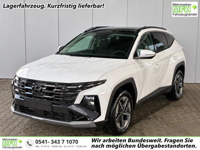 Hyundai TUCSON - E-Motion 1.6 T-GDi 2WD HEV / Panoramadach ACC LED Sitz + Lenkradheizung Navi PDC V&H Kamera Alu 18"