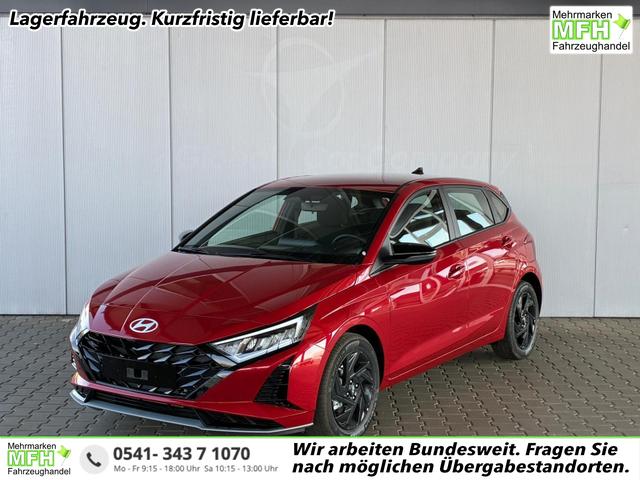Hyundai i20 - 1.0 T-GDi 6 MT Go Plus Blackline / LED Sitz & Lenkr.Heiz./ PDC m.Kamera Navi Alu16