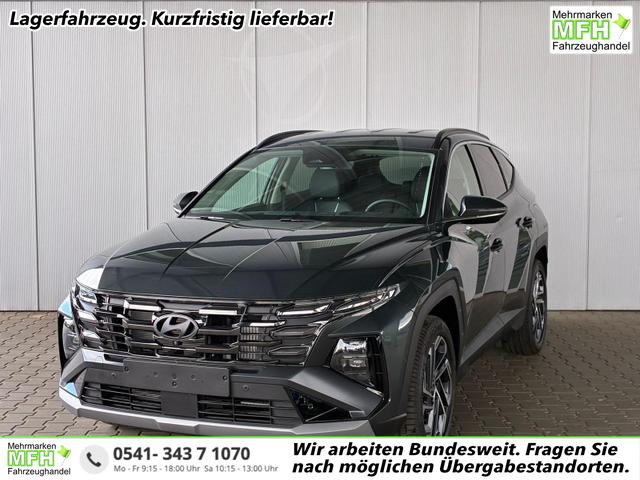 Hyundai TUCSON - 1.6 T-GDI 6MT Luxury / Head Up 360&deg; Kam 4x Shz + Sitzbel&uuml;ftung vo. Leder E-Klappe 3 Zonen Alu 19"