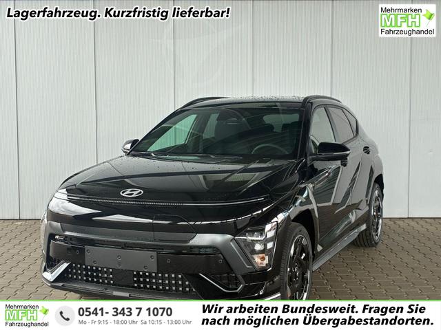 Hyundai KONA Elektro - N-Line 64,8 kWh / Bose ACC PDC V&H + Kamera Keyless Sitz Lenkradheiz. LED Alu 19"