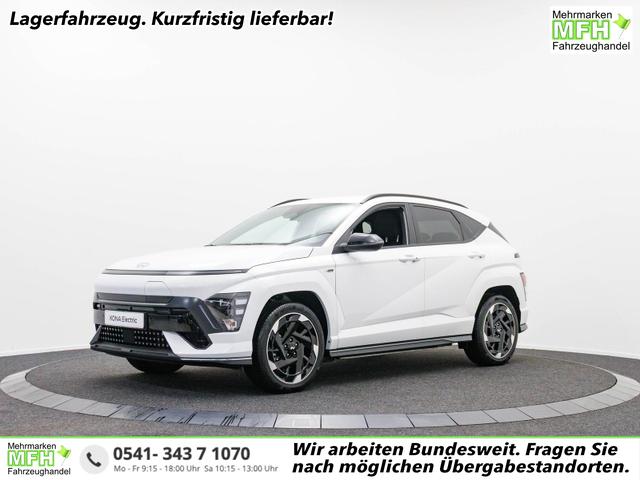 Hyundai KONA Elektro - N-Line 64,8 kWh / Bose ACC PDC V&H + Kamera Keyless Sitz Lenkradheiz. LED Alu 19"