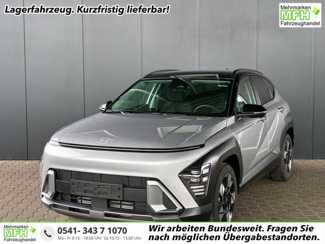 Hyundai KONA - Comfort Plus 1.6 T-GDI DCT 4WD / Navi ACC Keyless Sitz + Lenkradheiz. LED Alu 18"
