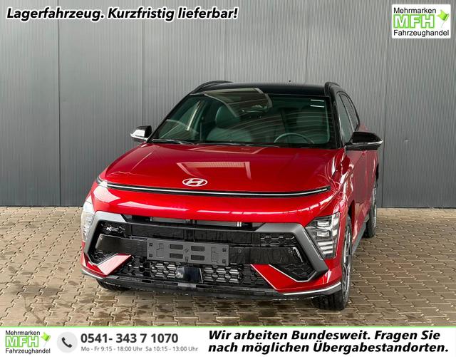 Hyundai KONA - N-Line 1.6 DCT 4WD / Bose ACC/ 360&deg; Kam./ Sitzh.& Bel&uuml;ftung Memory Heckklappe elektr./ LED Alu 18"