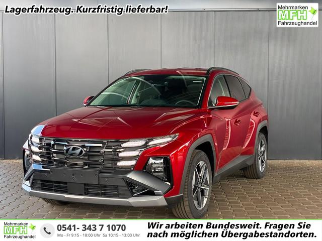 Hyundai TUCSON - Comfort Plus 1.6 T-GDI 4WD 7DCT / Matrix-LED ACC Teilleder Shz vo+hi + Lenkradheizung Elek. Heck Alu 18"