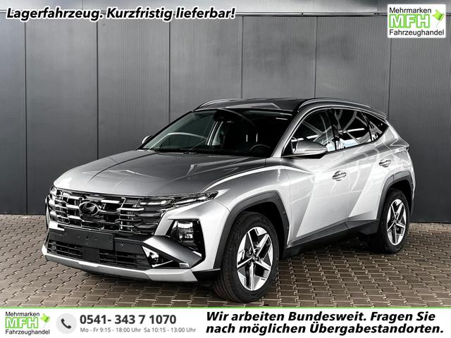 Hyundai TUCSON - Comfort Plus 1.6 T-GDI 2WD 48V DCT / Matrix-LED ACC Shz vo+hi Teilleder Elek. Heck Alu 18"