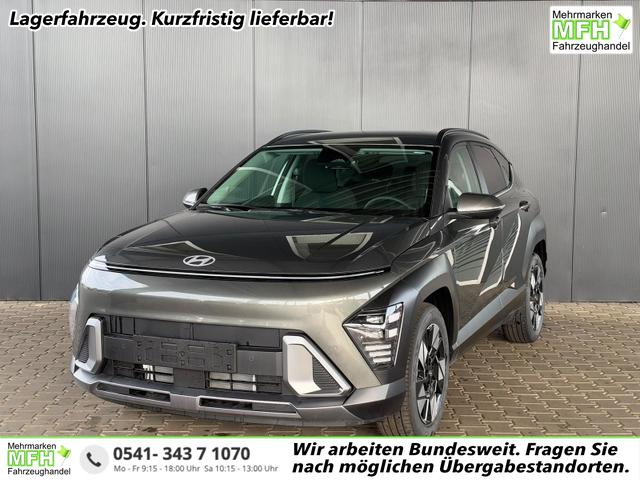 Hyundai KONA - Comfort Plus 1.6 T-GDI 2WD 7-DCT / PDC V&H + Kamera Sitz Lenkradheizung Navi LED Alu 18''