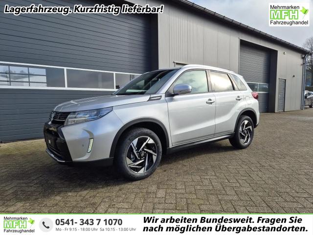 Suzuki Vitara - 1.4 Boosterjet 129PS Hybrid Comfort+ Teilleder Navi Klimaautomatik Sitzheizung ACC PDC v+h R&uuml;ckf.Kamera Suzuki-Radio Apple CarPlay Android Auto Touchscreen 2xKeyless 17-LM