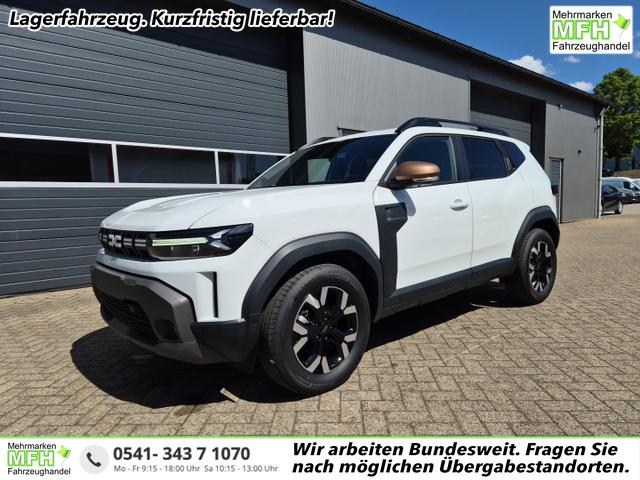 Dacia Duster Extreme Hybrid 140PS Automatik 1.6 SCE Sitzheizung Klimaautomatik 4x Kamera elektr.Parkbremse Teil-Leder Bluetooth Apple Carplay Android Auto PDC v+h 2xKeyless 17-LM 