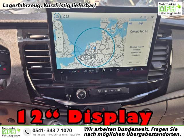 Ford Transit - 350 L4H3 2.0 EcoBlue 130PS Trend Heckantrieb 3,5t 2-Sitzer AHK Sitzheizung Frontscheibe beheizb. Klimaautomatik Navi PDC v+h Bluetooth DAB Apple CarPlay Android Auto Tempomat Ganzj.Reifen