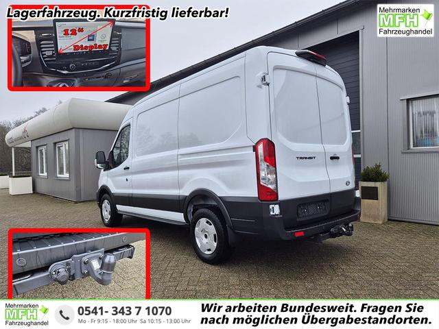 Ford Transit - L2H2 2.0 EcoBlue 165PS Trend Heckantrieb 3,5t 2-Sitzer AHK Sitzheizung Lenkradheizung Frontscheibe beheizb. Klimaautomatik PDC v+h R&uuml;ckf.Kamera Bluetooth DAB Apple CarPlay Android Auto Tempomat Ganzj.Reifen
